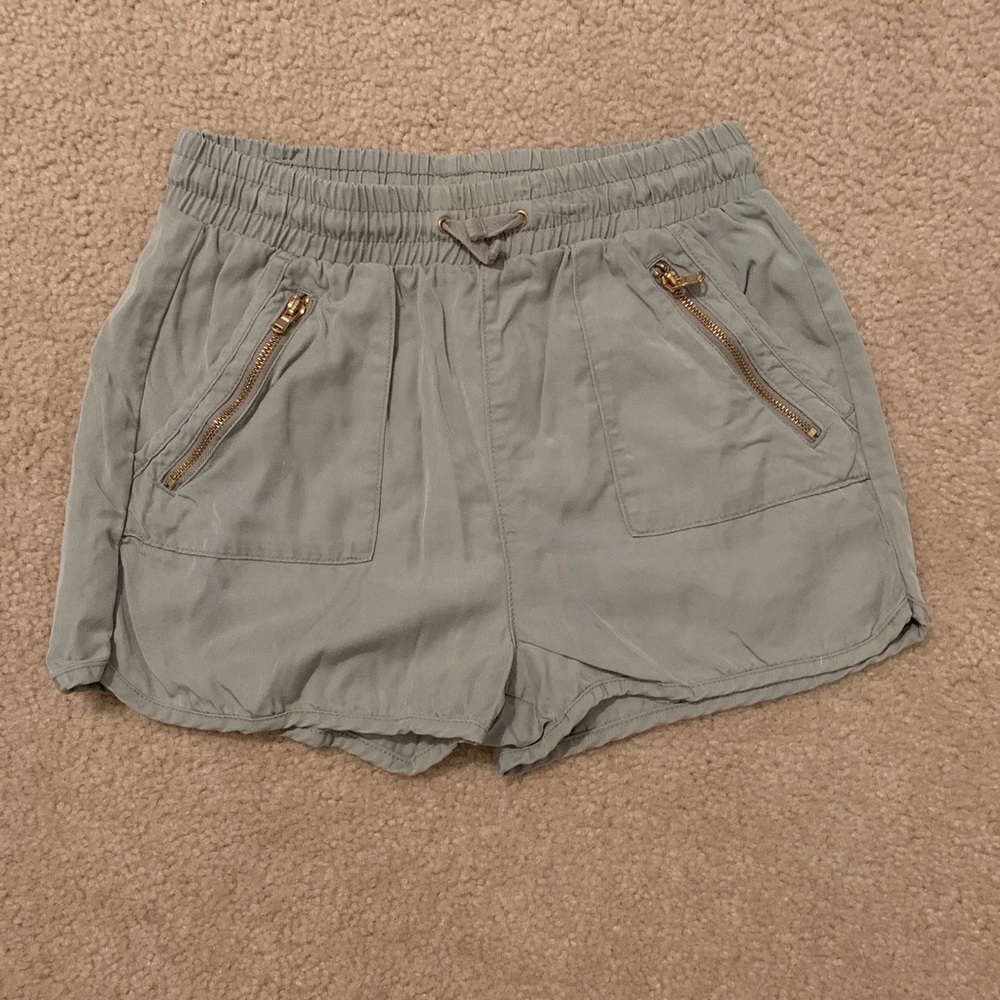 olive green shorts